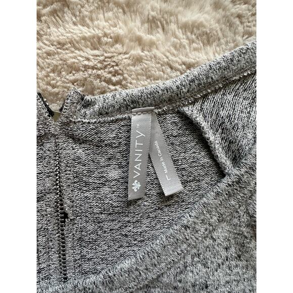 Vanity Gray Marle Tunic Dress Size Large - Picture 3 of 7